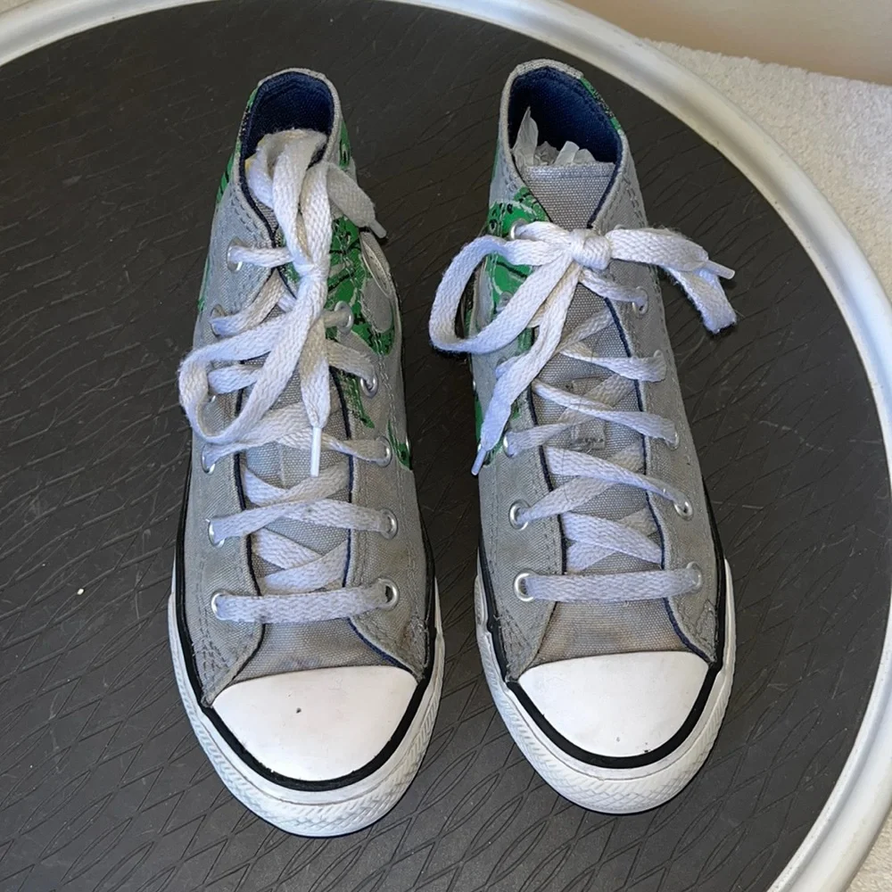 Converse Chuck Taylor All Star Dinosaur Graphic High Top Sneakers size 13